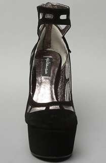 Sole Boutique The Lavonne Shoe in Black Velvet  Karmaloop 
