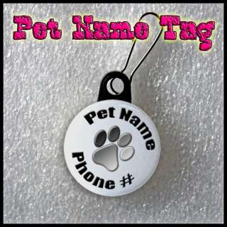 Dog or Cat   Pets ID Tag   Customized Pet NAME & PHONE  