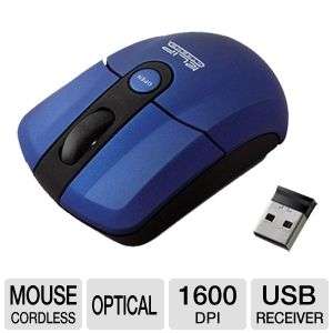 Klip Xtreme KMO 330A Wireless Mouse   Nano Dongle, 1600dpi, 2.4Ghz, 3 