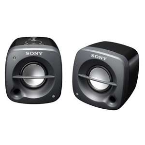Sony SRS M50/BLK Notebook Speakers   Set Of 2, Black  
