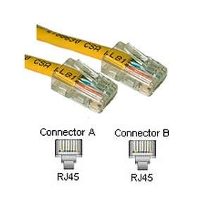 Cables To Go 3 Foot 350Mhz Cat5e Assembled Patch Cable, Yellow at 