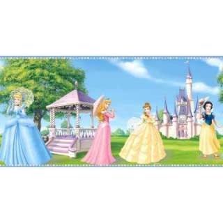 Disney 8 in X 10 in Pastel Princess Gazebo Border Sample WC1286152S at 