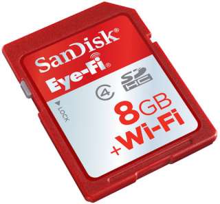 SanDisk Eye Fi Secure Digital High Capacity Card (SDHC) + Reader 8GB