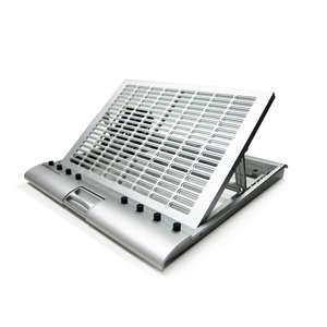   Laptop Notebook Adjustable Cooler Stand Silver 896980004837  