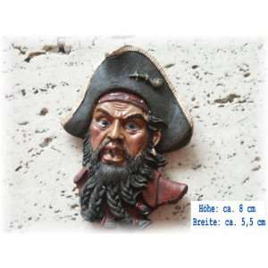 Magnet Pirat Käpt n Blackbeard Pirates  Küche & Haushalt