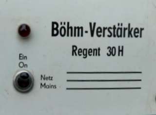 REGENT BÖHM 30H RÖHREN TUBE AMP VERSTÄRKER OLD VINTAGE  