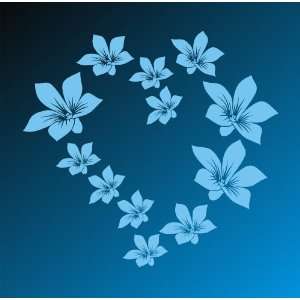 WANDTATTOO, Wand Aufkleber, Sticker Blume Blumen schöne Lilien M01S3 