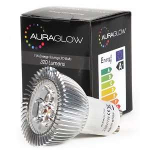 AURAGLOW Energiesparlampe 7w LED GU10 Spot Warmes Weiss Leuchtmittel 