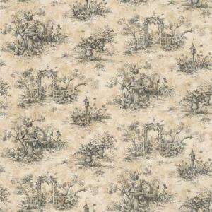 Shop for The Wallpaper Company 56 Sq.ft. Black Country Toile Wallpaper 