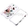 White Butterfly Skin Case Cover For HTC Inspire 4G Phone Accessory 