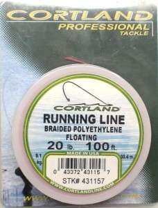 Cortland Running Line 20# Braded Polyethylene Floating  