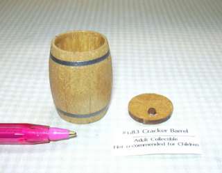 Miniature Sir Thomas Thumb Cracker Barrel: DOLLHOUSE  