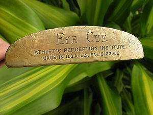 Extraordinary EYE CUE Athletic Perception Institute collector Brass 