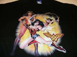 Wonder Woman Poses Black T Shirt DC Comics New  
