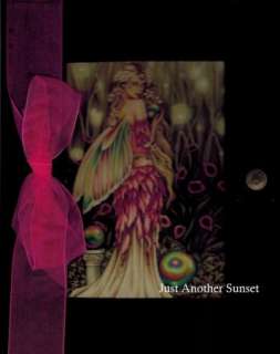 Jessica Galbreth Velvet Journal Enchanted Garden Fairy Faery Gazing 