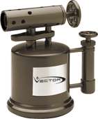 Vector Tri Pump Table Top Cigar Torch Lighter Gunmetal TriPump  