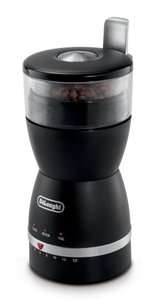 DeLonghi KG49 Electronic Coffee Bean Grinder with 3 Gri  
