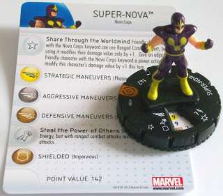 SUPER NOVA #100 Galactic Guardians Marvel Heroclix LE Marquee figure 
