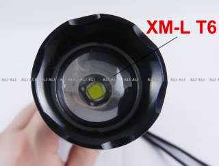 1600 Lumen CREE XML XM L T6 LED Zoom Focus Adjust Flashlight Torch NEW 