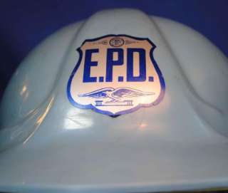 Vtg 1960s Cop Police Riot Helmet AO EPD Pennsylvania  