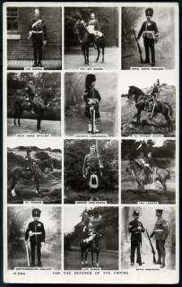 BRITISH ARMY Types of Cavalry, Infantry, and Services. Multi view RP 