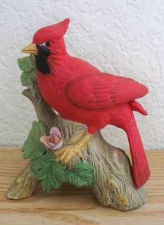 Enesco Ceramic Cardinal Bird 1979  