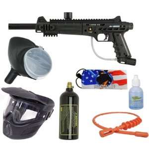  US Army Carver One Silver Paintball Gun Package   Black 