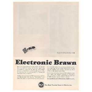  1963 RCA REALCOM 3301 Computer Chip Ant Print Ad (42168 
