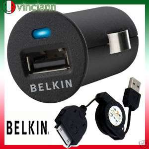 Micro caricabatterie USB auto BELKIN per iPhone 4 4G  