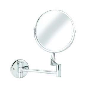  Croydex QA103041YW Small Round Magnifying Mirror, Chrome 