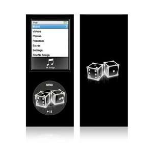  Crystal Dice Decorative Skin Decal Sticker for Apple iPod 