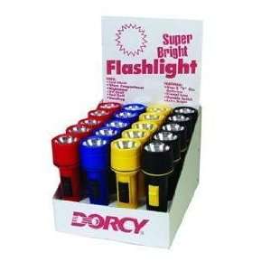 Dorcy International 41 6480 Deluxe 2 D Cell Flashlight Display
