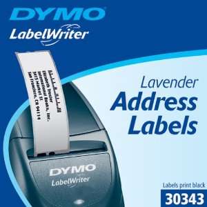  DYMO Lavender Address Labels/1 Roll 130 Per Roll/1 1/8 X3 