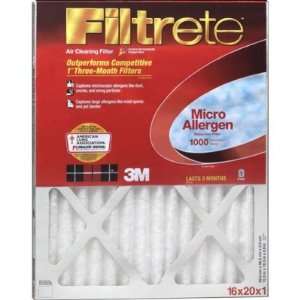 3M Filtrete Filtrete Micro Allergen Reduction MERV 11 Furnace Filter 6 
