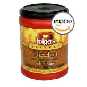 Folgers Flavors   Hazelnut   Ground: Grocery & Gourmet Food