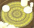 Circular Coffee Table Mat/Table Centre Crochet Pattern