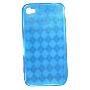  IPS213 Flexible Protective Skin for iPhone 4 Plaid 