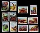 Dinosaurs Nestle 1950 Poster Stamp Cards Set Prehistoric Animals 