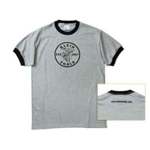  Klein Tools 96604GRY XL Klein T Shirt   Gray & Black   XL 