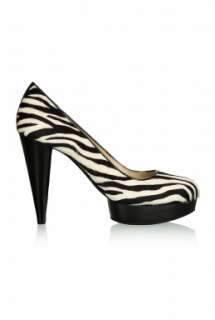 Dermott Zebra Platform Shoe by MICHAEL Michael Kors   Black   Buy 