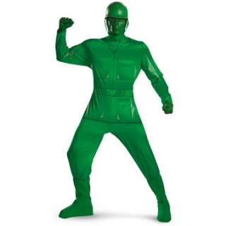 Toy Story   Green Army Man Deluxe Plus Adult Costume   Includes 