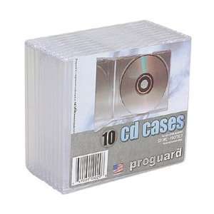  Alpha CDJ10PK Slim Cd Jewel Cases 10 Pack Electronics