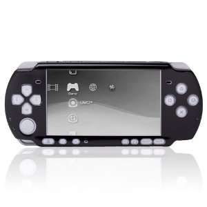   Black Aluminum Ultra Slim Case Cover For Sony PSP 3000 Video Games