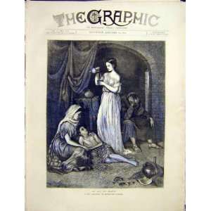 Macgregor Painting Act Of Mercy Lady Boy Girl 1872 