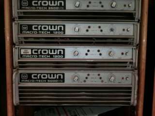 Crown Macro Tech MA 1200 Professional Power Amplifier Authorized 