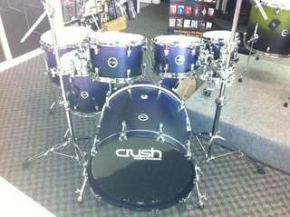 Crush Drum Set Sublime Tour Maple 7pc Dark blue Purple Satin Fade 