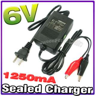 6V Volt Sealed Lead Acid Rechargeable Battery Charger APC UPS SLA 