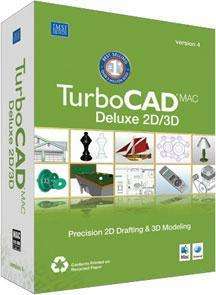 IMSI Design TurboCAD Deluxe 2D/3D v.4 for MAC + 2D & 3D Hardcopy 