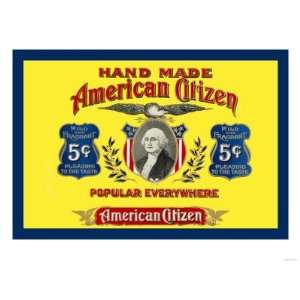  American Citizen Cigars Giclee Poster Print, 32x24