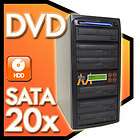Burner 20X CD DVD Duplicator+500G​B Disc Copier Multip